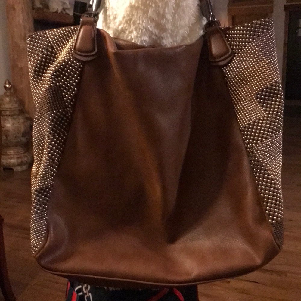 Urban Expression Studded Tote Bag